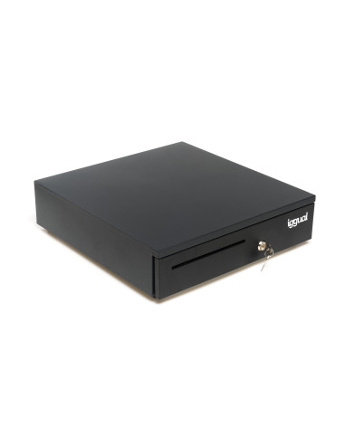 iggual Cajón Portamonedas IRON-35 42cm 5+6 negro