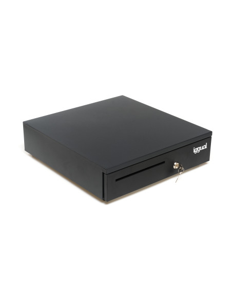 iggual Cajón Portamonedas IRON-35 42cm 5+6 negro