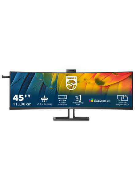 Philips 6000 series 45B1U6900CH 00 pantalla para PC 113 cm (44.5") 5120 x 1440 Pixeles UltraWide Dual Quad HD LED Negro