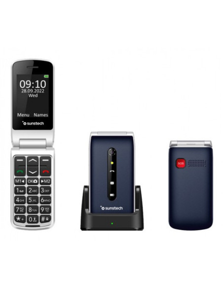 Sunstech CELT18 6,1 cm (2.4") 101 g Azul Teléfono para personas mayores
