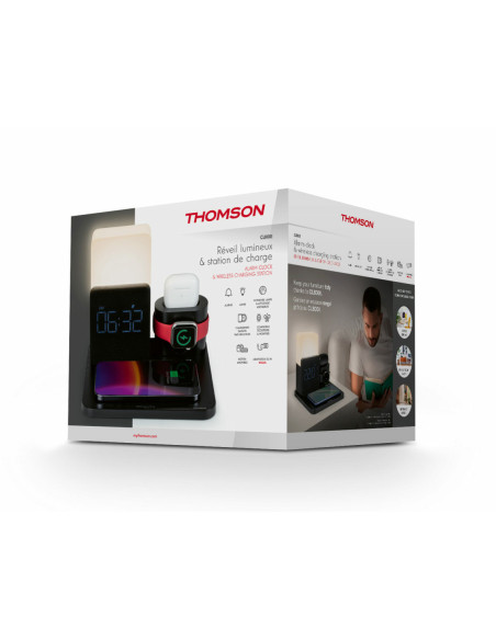 Thomson CL800i Reloj despertador digital Negro