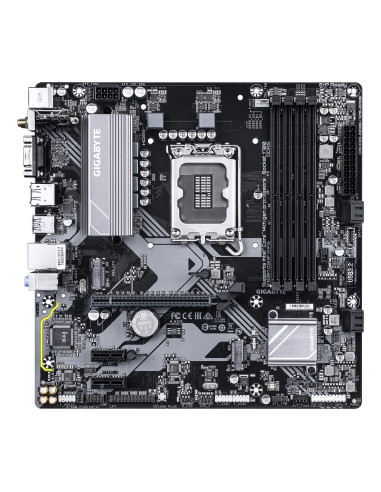 GIGABYTE B760M D3HP WIFI6 Placa base - Compatible con procesadores Intel Core 14ª generación, VRM digital de 4+1+1 fases, hasta