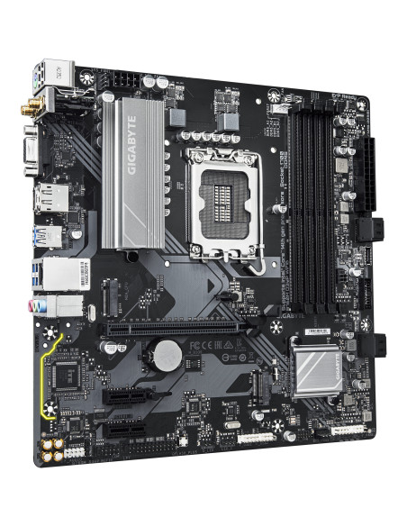 GIGABYTE B760M D3HP WIFI6 Placa base - Compatible con procesadores Intel Core 14ª generación, VRM digital de 4+1+1 fases, hasta