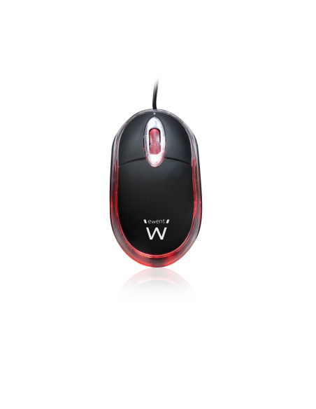 Ewent EW3174 ratón Oficina Ambidextro USB tipo A Óptico 1000 DPI