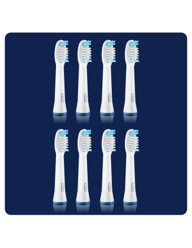 Oral-B Pulsonic Clean 81748491 cepillo de cabello 8 pieza(s) Blanco