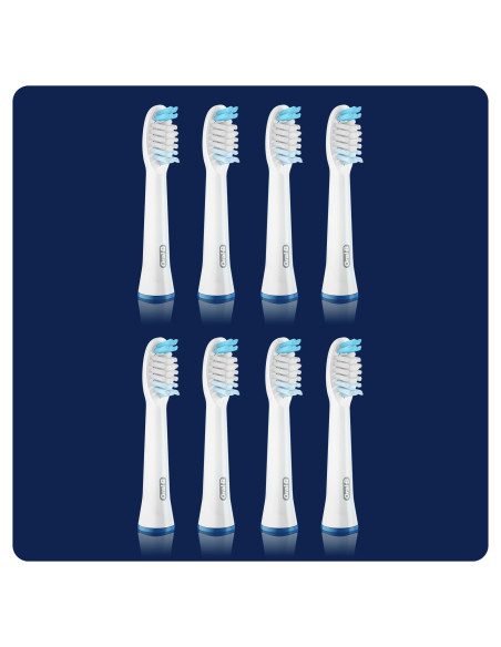 Oral-B Pulsonic Clean 81748491 cepillo de cabello 8 pieza(s) Blanco