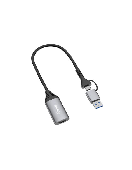 Equip 133498 Adaptador gráfico USB 1920 x 1080 Pixeles Gris