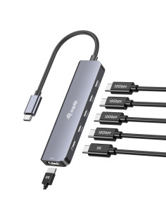 Equip 133499 base para portátil y replicador de puertos Alámbrico USB 3.2 Gen 2 (3.1 Gen 2) Type-C Gris 2