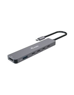 Equip 133500 base para portátil y replicador de puertos Alámbrico USB 3.2 Gen 1 (3.1 Gen 1) Type-C Gris