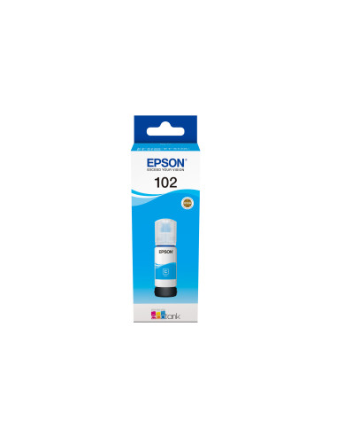 Epson 102 EcoTank Cyan ink bottle