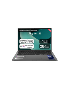 LG Gram 16Z90TL-G.AU88B ordenador portatil Intel Core Ultra 7 258V Portátil 40,6 cm (16") WQXGA 32 GB LPDDR5x-SDRAM 1 TB SSD