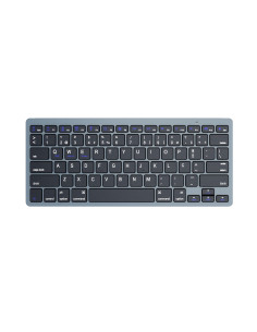 Ewent EW3120 teclado Universal Bluetooth QWERTY Portugués Negro, Gris