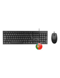 Tacens Anima ACP02PT teclado Ratón incluido Hogar   Oficina USB QWERTY Portugués Negro