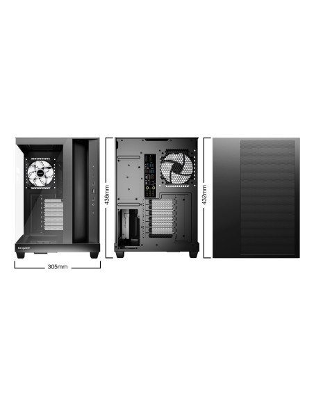 be quiet! Light Base 500 LX Black Midi Tower Negro