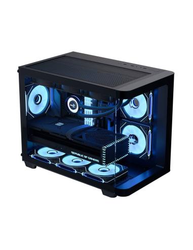 Aerocool P300C ARGB Cristal templado negro