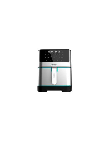 Cecotec 04984 freidora Sencillo 8 L Independiente 1800 W Freidora baja en grasa Negro, Acero inoxidable