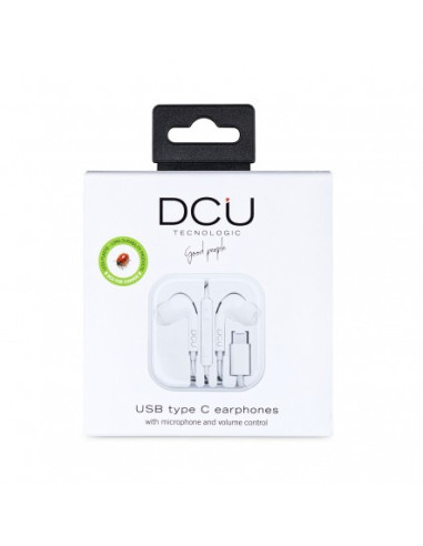 DCU Advance Tecnologic 34151010 auricular y casco Auriculares Alámbrico Dentro de oído Música Blanco