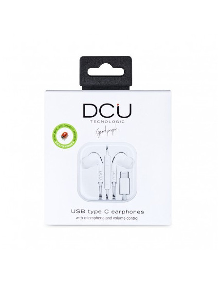 DCU Advance Tecnologic 34151010 auricular y casco Auriculares Alámbrico Dentro de oído Música Blanco