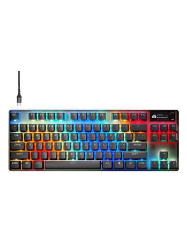 Steelseries APEX PRO TKL GEN 3 teclado Juego USB QWERTY Inglés internacional Negro