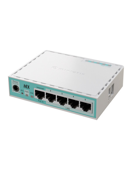 Mikrotik hEX router Gigabit Ethernet Blanco