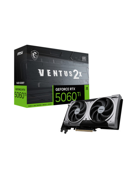 MSI VENTUS GeForce RTX 5060 TI 16G 2X OC PLUS NVIDIA 16 GB GDDR7
