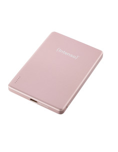 Intenso MW5000 Batería Externa Magnética 5000 mAh – Compatible con MagSafe, Carga Inalámbrica 15W, USB-C PD 20W, Delgada y 2