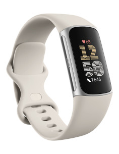 Fitbit Charge 6 AMOLED Pulsera de actividad Plata