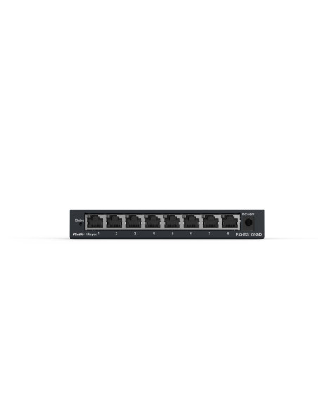 Ruijie Networks RG-ES108GD switch No administrado Gigabit Ethernet (10 100 1000) Negro