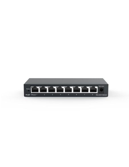 Ruijie Networks RG-ES108GD switch No administrado Gigabit Ethernet (10 100 1000) Negro