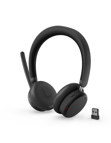 Lenovo ANC Headset 6550 Auriculares Inalámbrico Diadema Oficina Centro de llamadas USB Tipo C Bluetooth Negro