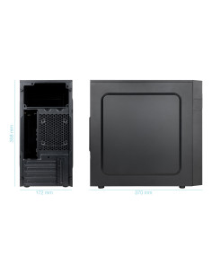 TooQ Caja Minitorre Micro-ATX “ISOBOX ULTRA”, Negra 2