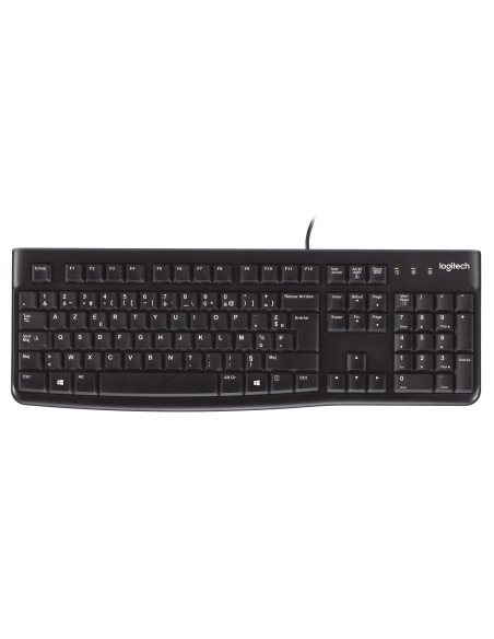 Logitech Keyboard K120 for Business teclado Universal USB AZERTY Francés Negro