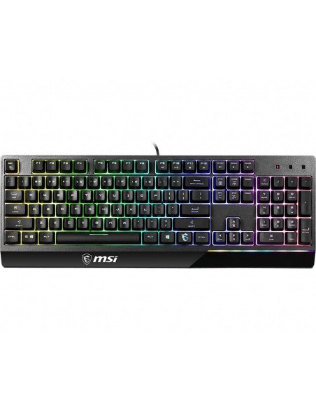 MSI Vigor GK30 teclado Juego USB QWERTY Español Negro