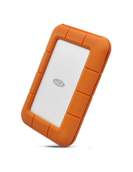 LaCie Rugged USB-C disco duro externo 5 TB USB Tipo C 3.2 Gen 1 (3.1 Gen 1) Gris, Amarillo