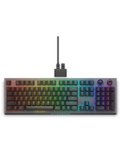 Alienware Tri-Mode AW920K teclado Juego USB + RF Wireless + Bluetooth Gris