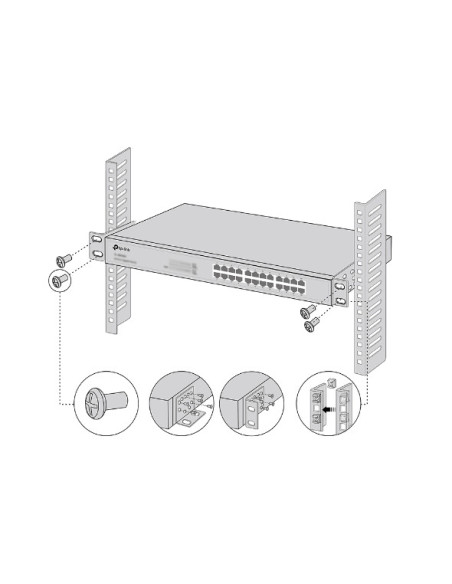 TP-Link Omada RackMount Kit-19 Kit de montaje