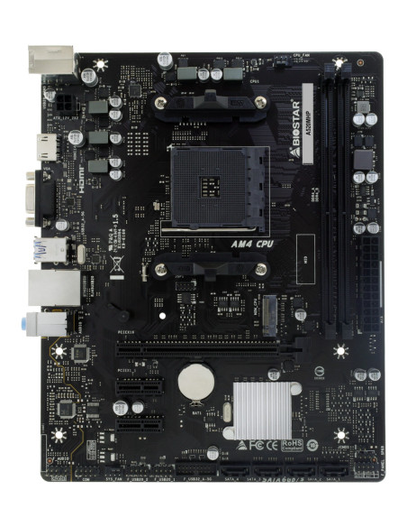 Biostar A520MHP placa base AMD A520 Zócalo AM4 micro ATX