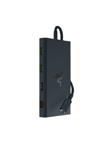 Razer USB-C Dock Alámbrico USB 3.2 Gen 1 (3.1 Gen 1) Type-C Negro