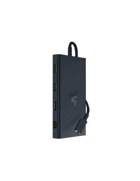 Razer USB-C Dock Alámbrico USB 3.2 Gen 1 (3.1 Gen 1) Type-C Negro