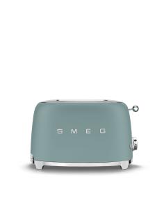 Smeg TSF01EGMEU tostadora 6 2 rebanada(s) 950 W Cromo, Verde
