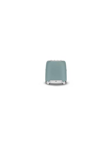 Smeg TSF01EGMEU tostadora 6 2 rebanada(s) 950 W Cromo, Verde