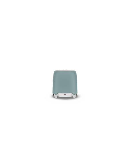 Smeg TSF01EGMEU tostadora 6 2 rebanada(s) 950 W Cromo, Verde
