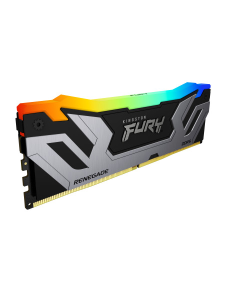 Kingston Technology FURY 24GB 8400MT s DDR5 CL40 CUDIMM Renegade RGB Silver XMP