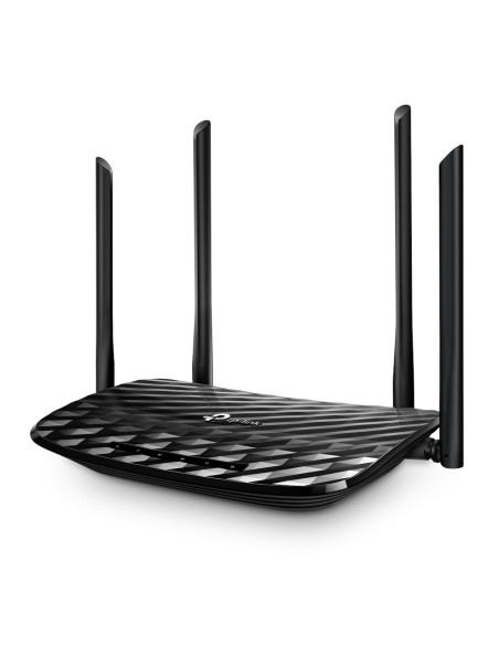 TP-Link AC1200 router inalámbrico Gigabit Ethernet Doble banda (2,4 GHz   5 GHz) Negro