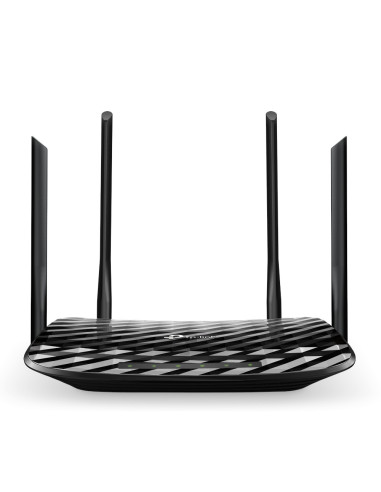 TP-Link AC1200 router inalámbrico Gigabit Ethernet Doble banda (2,4 GHz   5 GHz) Negro