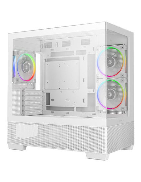 DeepCool CG380 3F WH Midi Tower Blanco