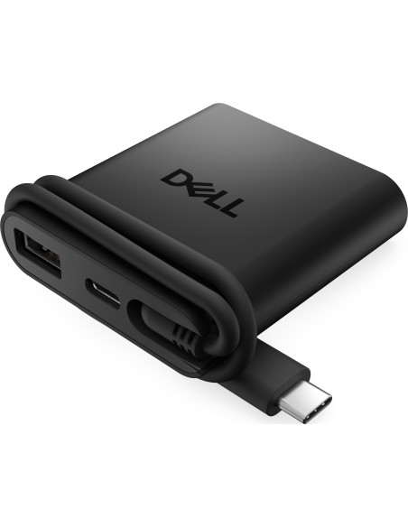 DELL DA225 Alámbrico USB 3.2 Gen 1 (3.1 Gen 1) Type-C Negro