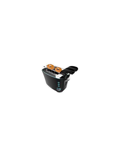 Cecotec 02184 tostadora 7 2 rebanada(s) 650 W Negro, Acero inoxidable