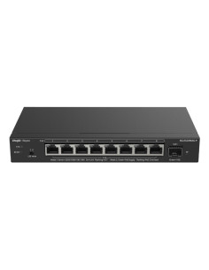 Ruijie Networks RG-ES209MG-P switch No administrado L2 2.5G Ethernet (100 1000 2500) Energía sobre Ethernet (PoE) Negro
