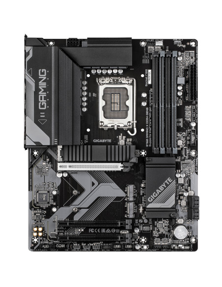 GIGABYTE B760 GAMING X DDR4 GEN5 Placa Base – Compatible con procesadores Intel Core 14ᵃ generación, VRM de 8+1+1 fases, hasta